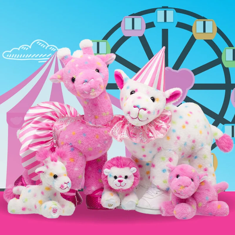 Build-A-Bear Mini Beans® Pink Frosted Animal Cookie Camel Stuffed Animal