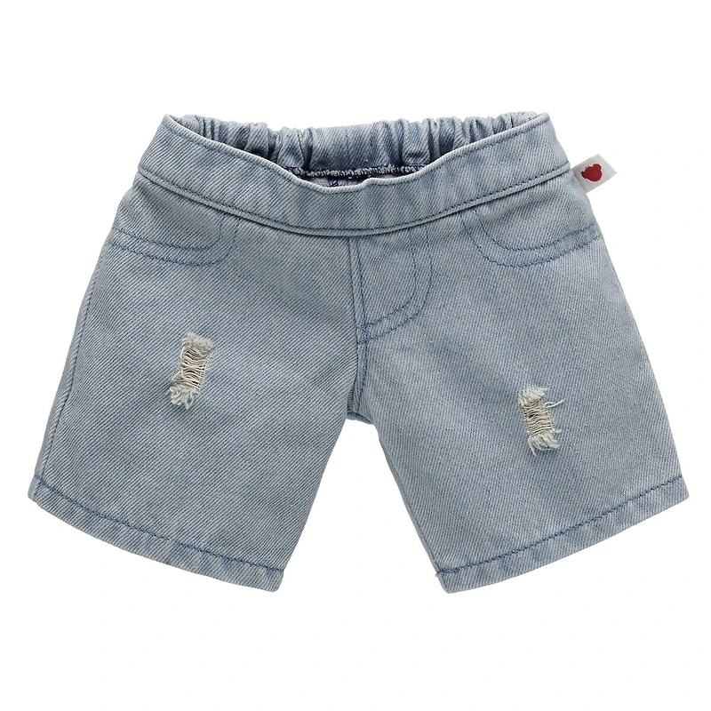 Distressed Light Denim Jeans