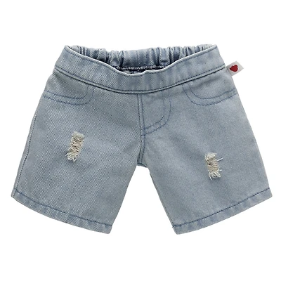 Distressed Light Denim Jeans
