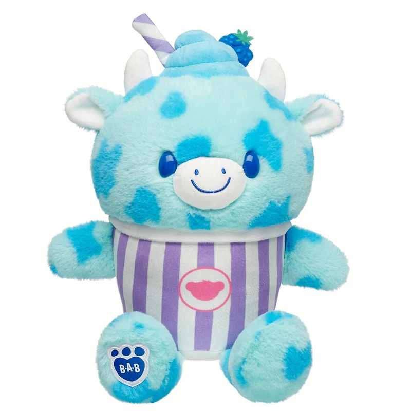 Blue Raspberry Cow Slushie Plushie