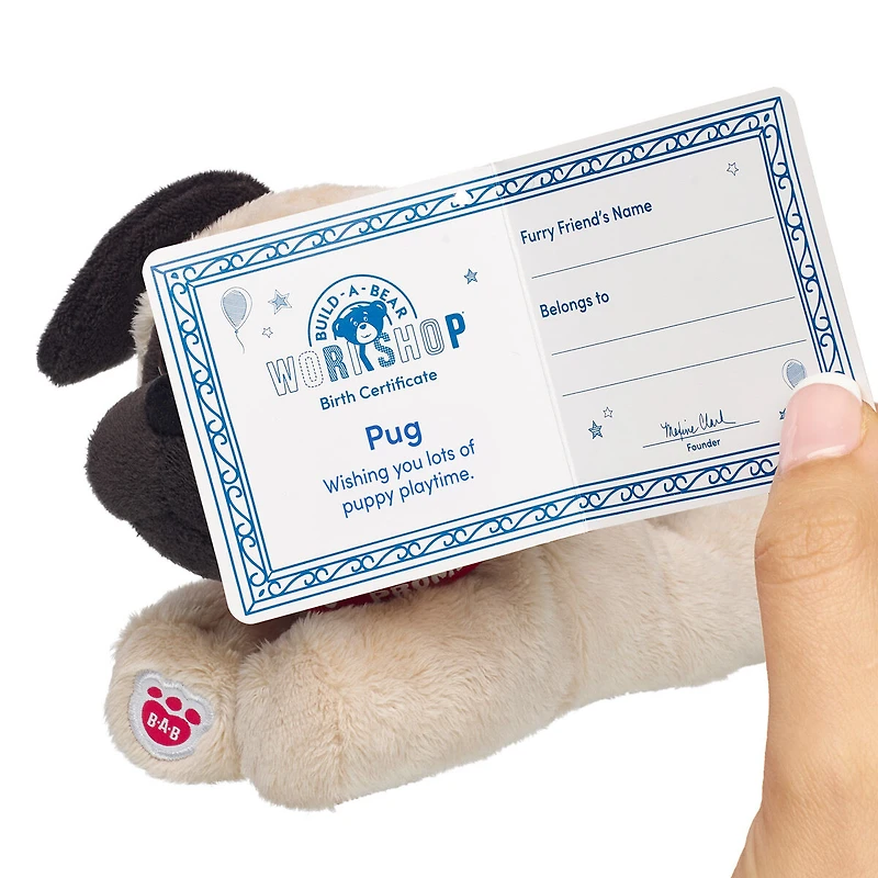 Build-A-Bear Mini Beans® Promise Pets™ Pug Stuffed Animal