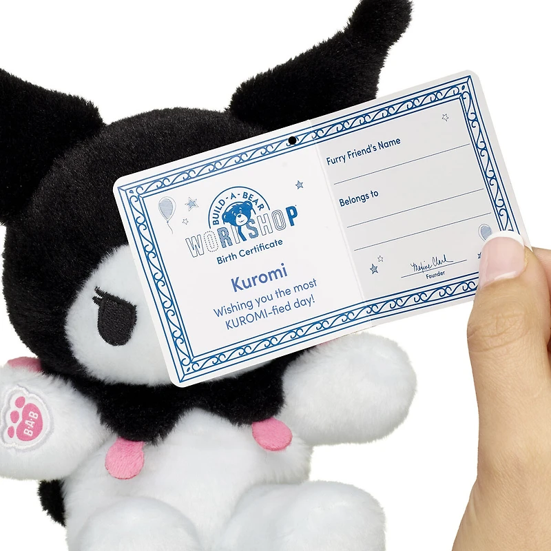 Build-A-Bear Mini Beans® Sanrio® Hello Kitty® and Friends Kuromi™ Plush