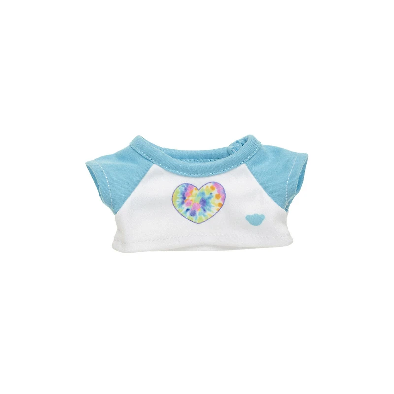 Build-A-Bear Mini Beans® Tie-Dye Heart T-Shirt