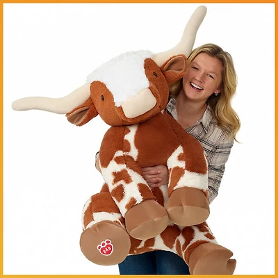 Giant Longhorn Cow Stuffed Animal