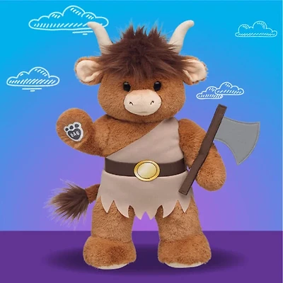 Minotaur Plush with Warrior Outfit & Axe