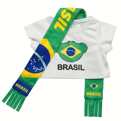 Brazil Scarf and T-Shirt Set