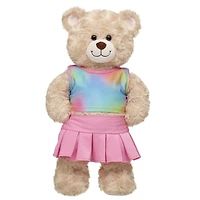 Tie-Dye Tank and Pink Skirt Set