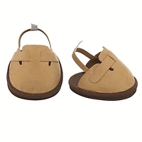 Brown Suede Clogs