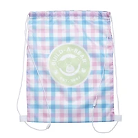 Spring Gingham Toy Bear Carrier