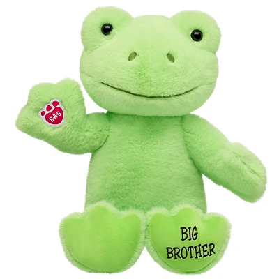 Personalized Embroidered Spring Green Frog Stuffed Animal