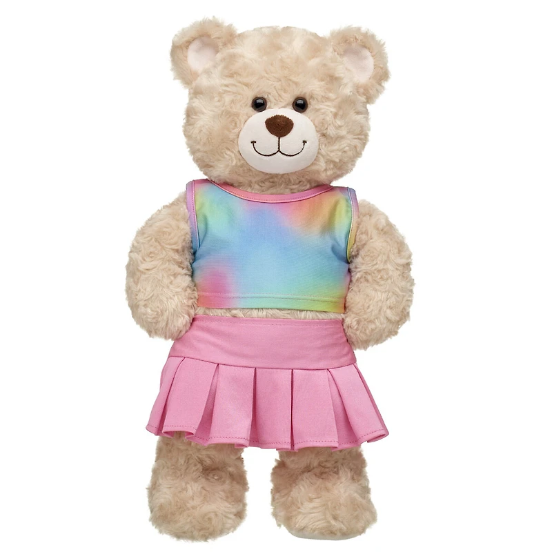 Tie-Dye Tank and Pink Skirt Set