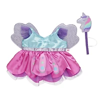 Fairy Dress with Wings and Unicorn Wand