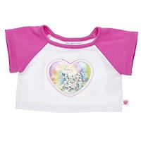 Tie-Dye Sequin Heart T-Shirt