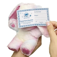 Build-A-Bear Mini Beans® Pastel Swirl Pawlette™ Bunny Plush