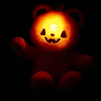 Light-Up Pumpkin Glow Teddy Bear