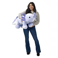 Giant Lavender Axolotl Stuffed Animal