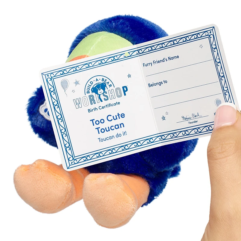 Build-A-Bear Mini Beans® Too Cute Toucan Stuffed Animal