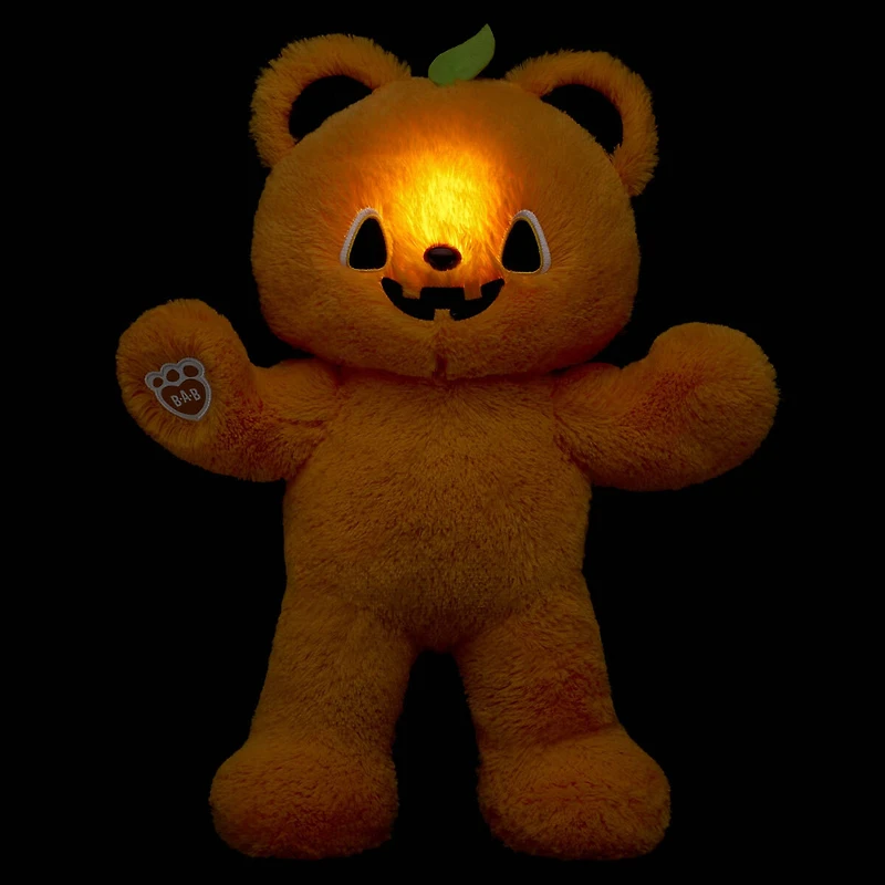 Light-Up Pumpkin Glow Teddy Bear