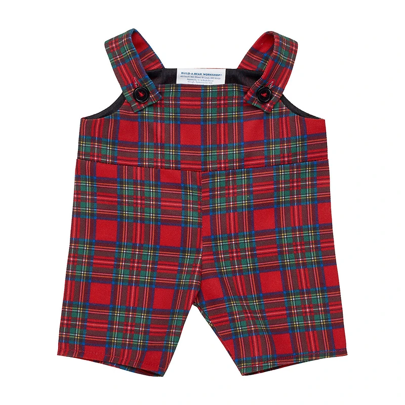 Holiday Tartan Overalls