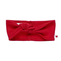 Red Knit Head Wrap