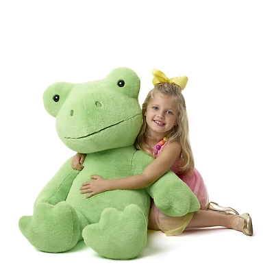Giant Spring Green Frog Stuffed Animal