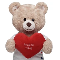 Personalized Embroidered Gifting Red Heart Wristie