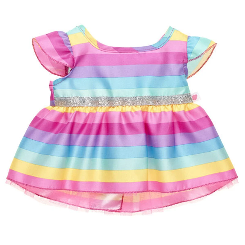 Rainbow Stripe Dress