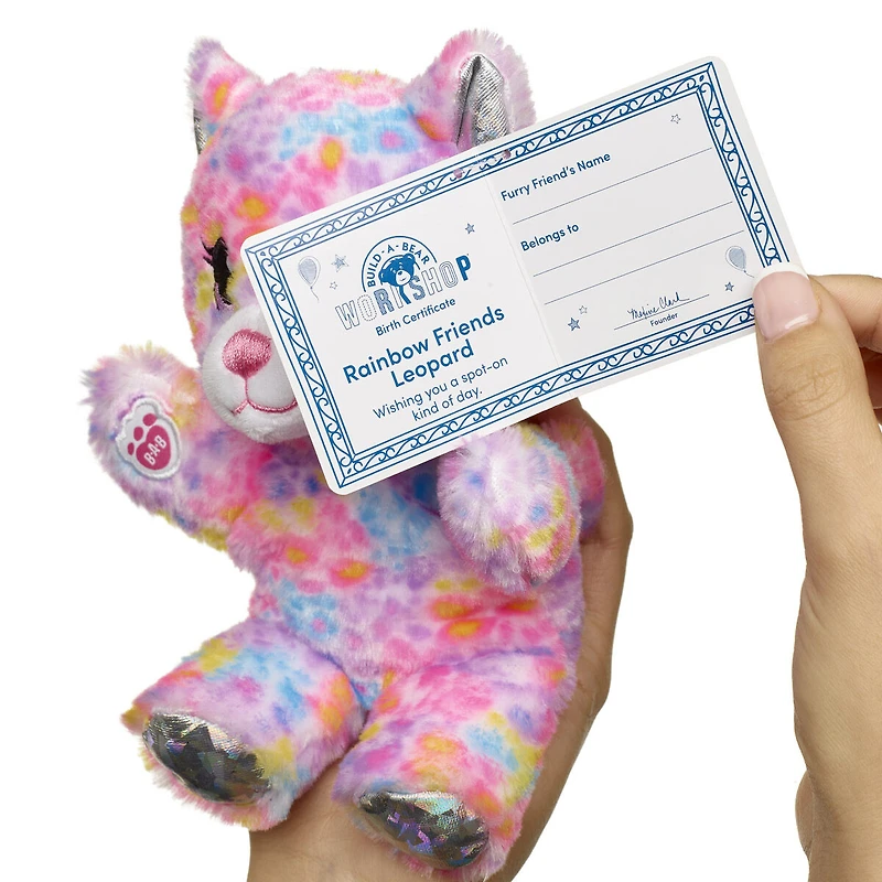 Build-A-Bear Mini Beans® Rainbow Friends Leopard Stuffed Animal