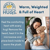 Heartwarming Hugs Brown Weighted Teddy Bear