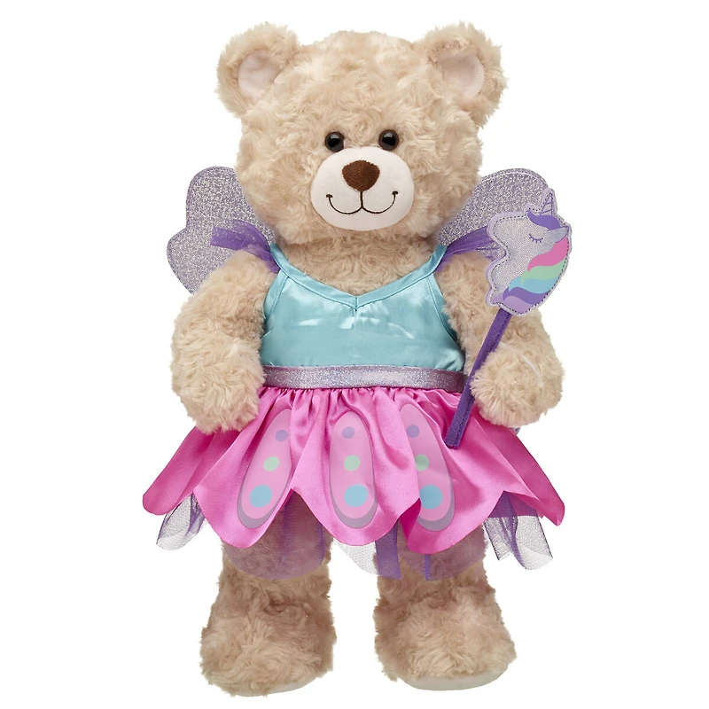 Fairy Dress with Wings and Unicorn Wand