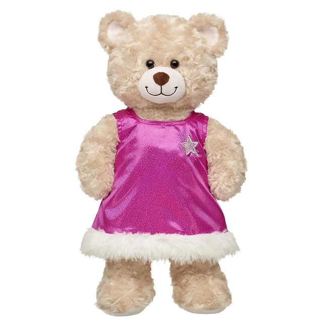 pink build a bear dress Build a Bear Workshop Pink Plush Bear Tutu Dress w/ Pink Glittery Shoes