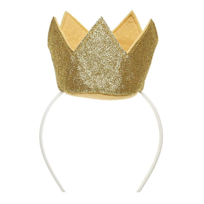 Gold Crown Headband