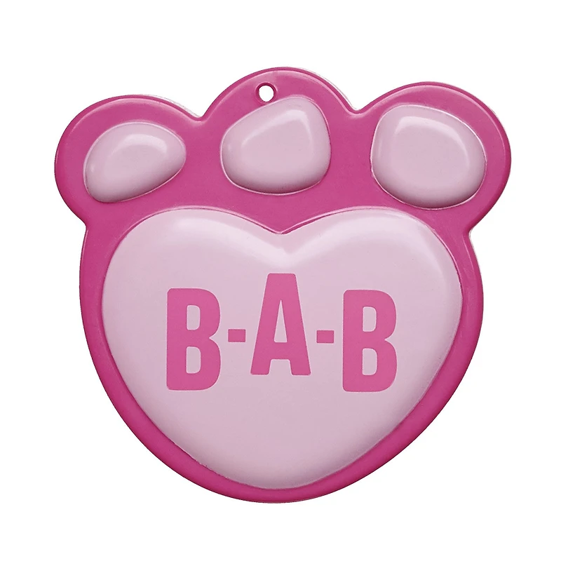 Fuchsia Paw Brush