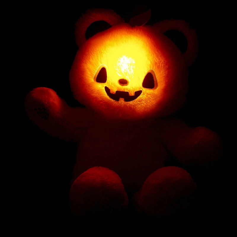 Light-Up Pumpkin Glow Teddy Bear