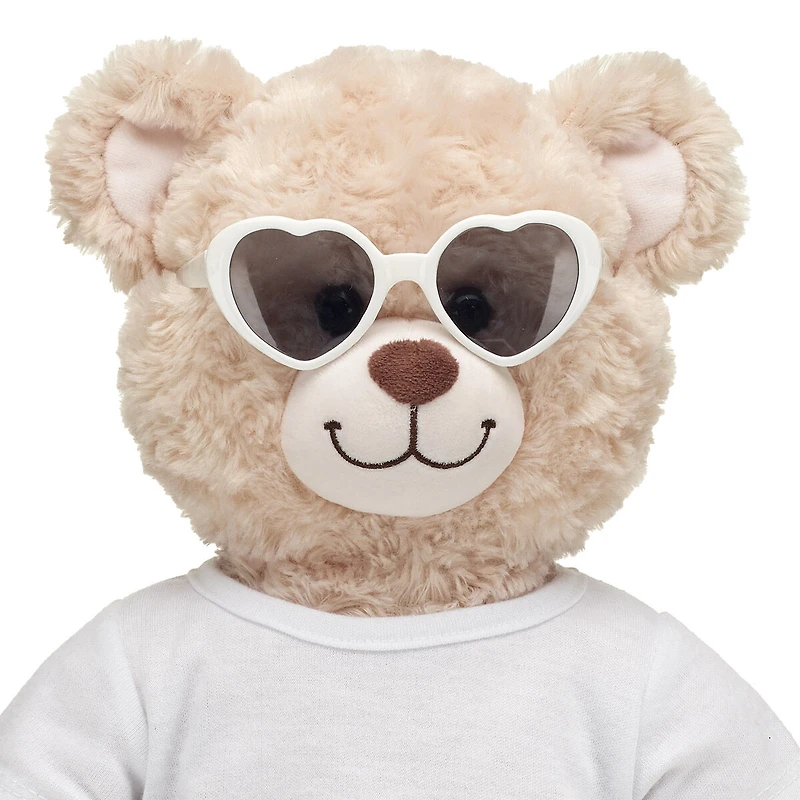 White Heart Sunglasses