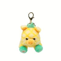 Pineapple Pig Bag Charm