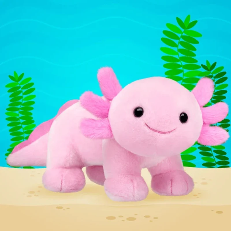 Pink Axolotl Stuffed Animal