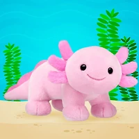 Pink Axolotl Stuffed Animal