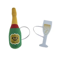 Build-A-Bear Bubbly Plush Bubbly and Glass Set