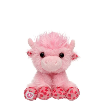 Build-A-Bear Mini Beans® Strawberry Highland Cow Stuffed Animal