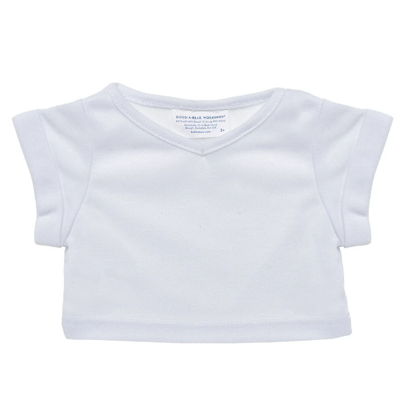 White V-Neck T-Shirt