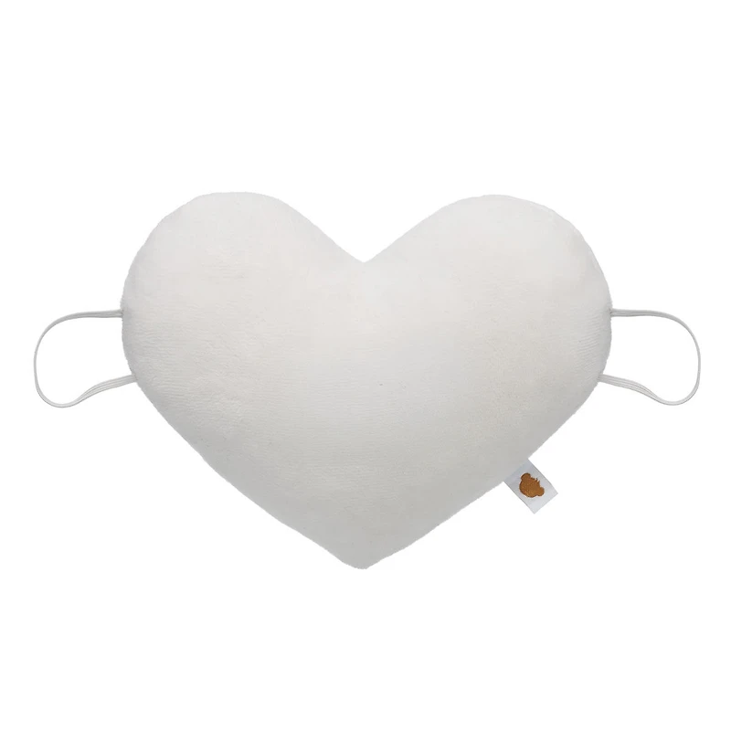 Personalized Embroidered Gifting White Heart Wristie