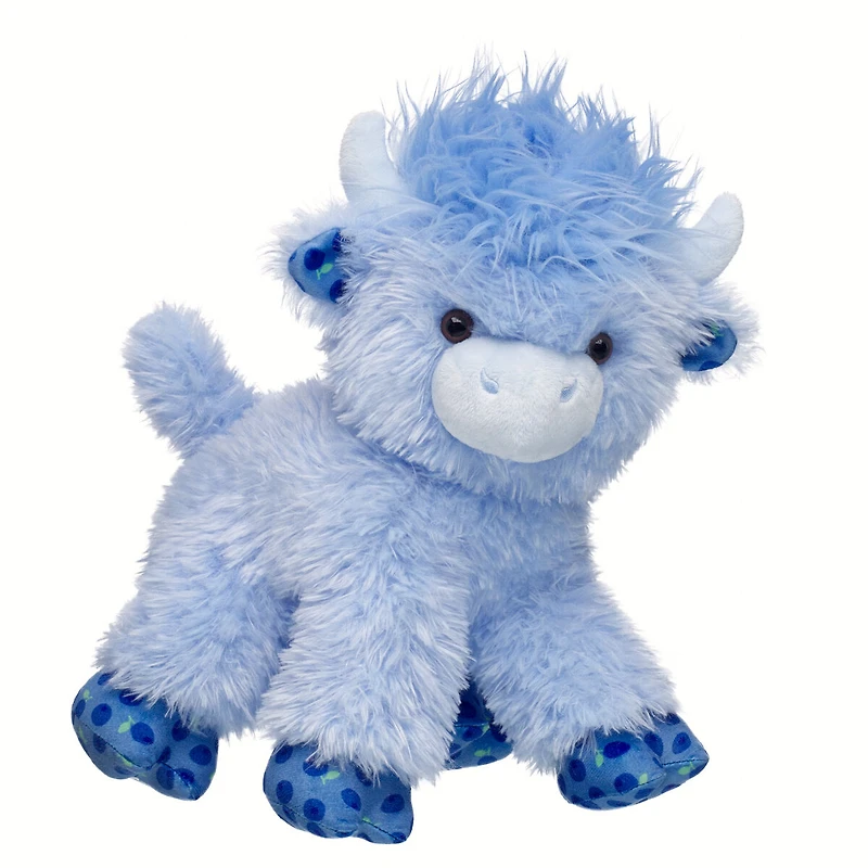 Blueberry Highland Cow Stuffed Animal