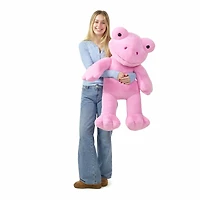 Giant Spring Pink Frog Stuffed Animal