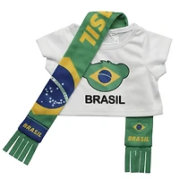 Brazil Scarf and T-Shirt Set