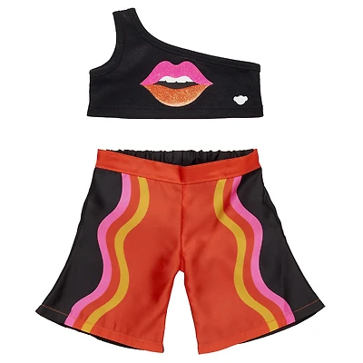 Jade Purple Brown Top and Pant Set