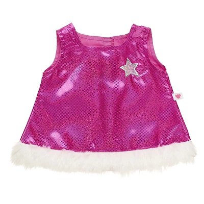 Honey Girls Pink Glitter Dress