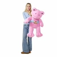 Giant Spring Pink Frog Stuffed Animal