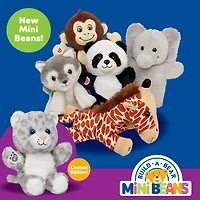 Build-A-Bear Mini Beans® Snow Leopard Stuffed Animal