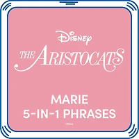 Disney The Aristocats Marie 5-in-1 Phrases